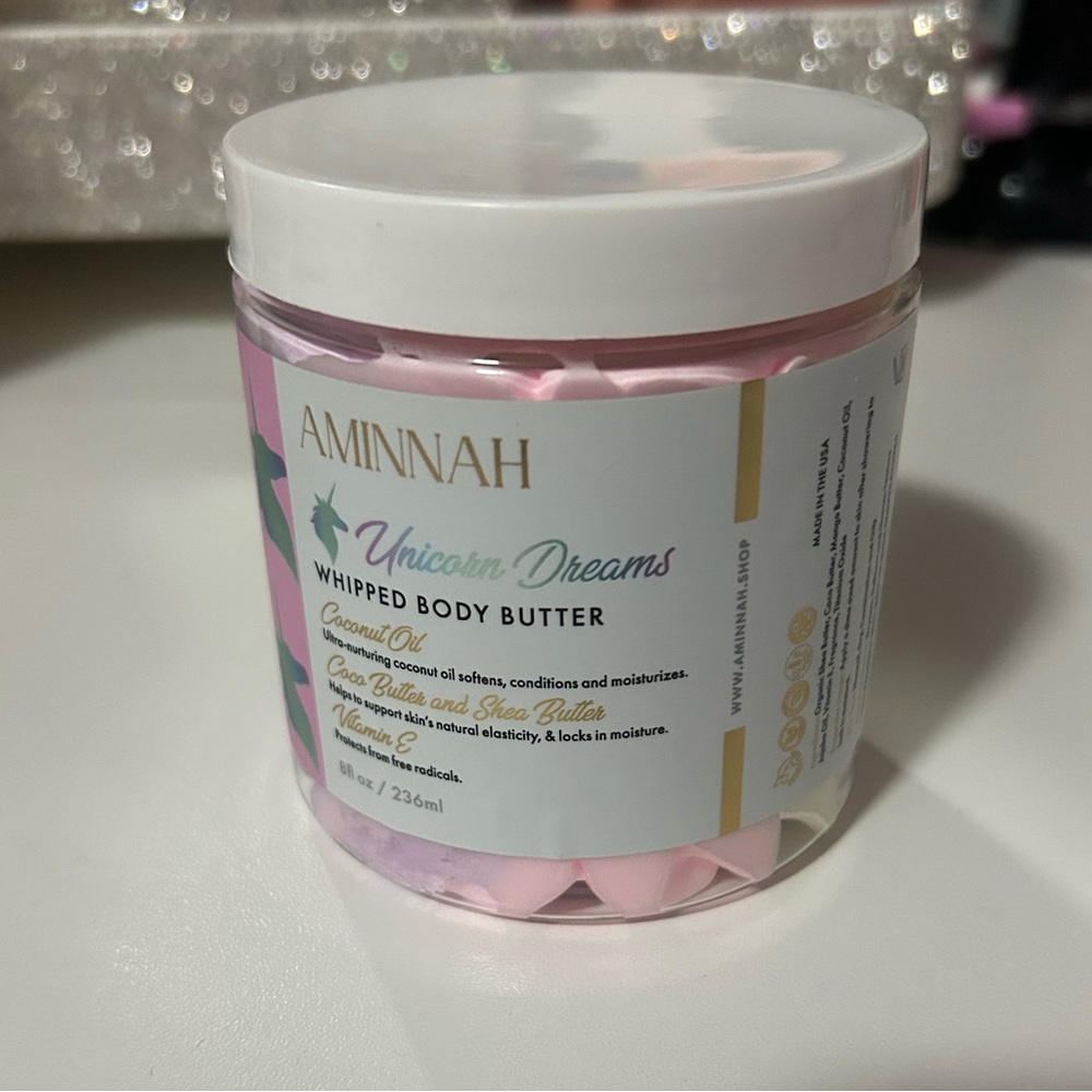Aminnah Skincare Unicorn Dreams Whipped Body Butter
